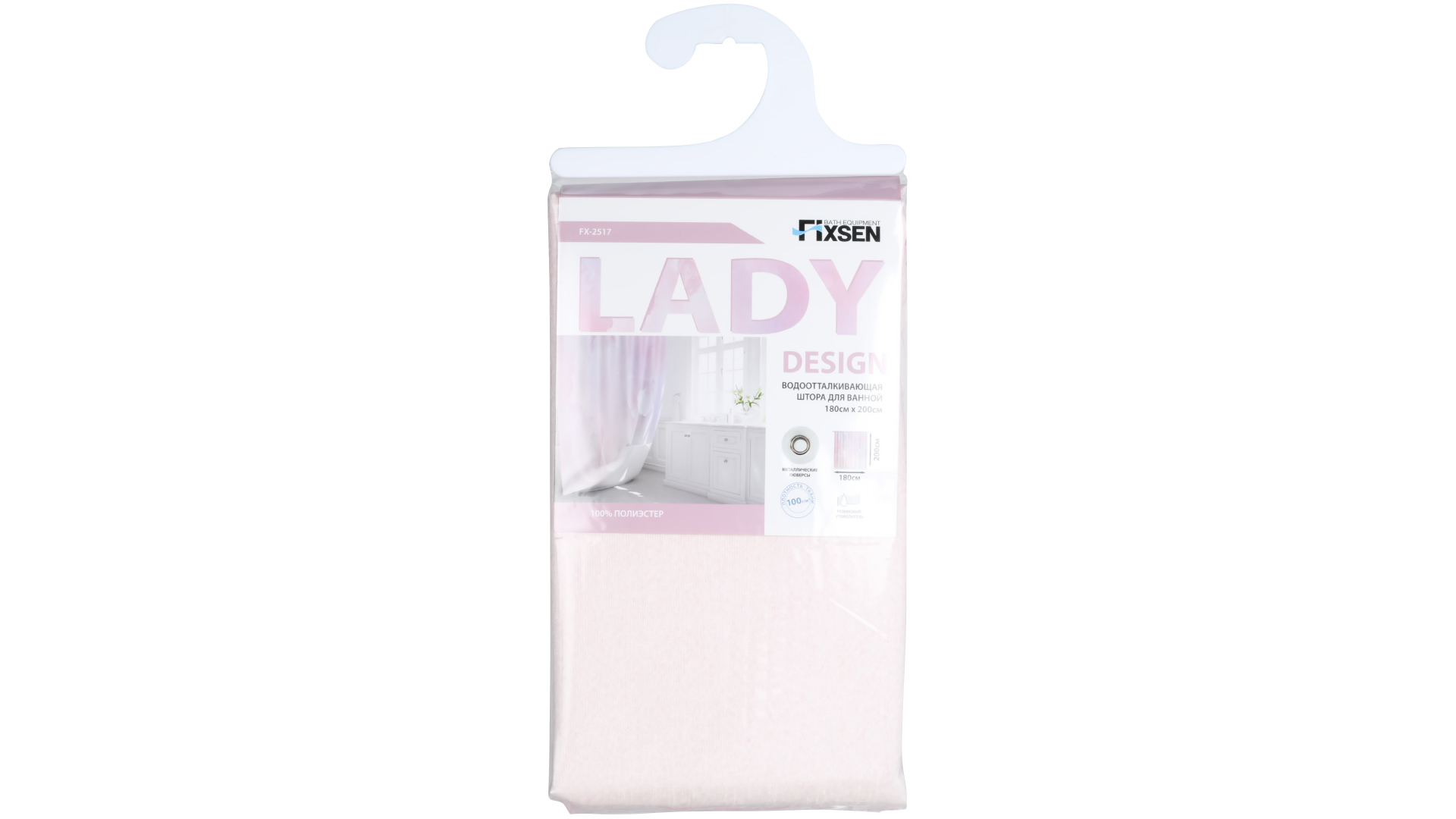 Штора для ванной Fixsen Lady FX-2517 Штора для ванной Fixsen Lady FX-2517