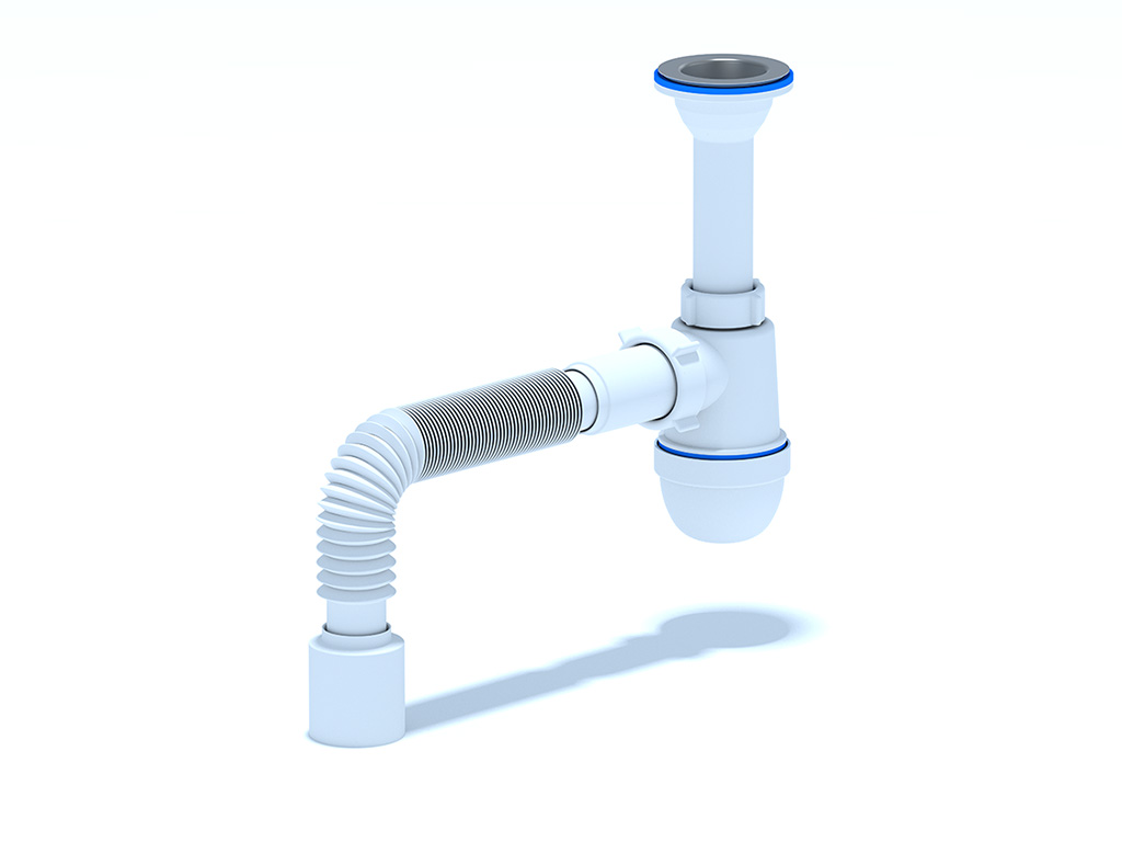 ANI Сифон для раковины 1 1/2"*40 c гибкой трубой 40*50, ANI PLAST