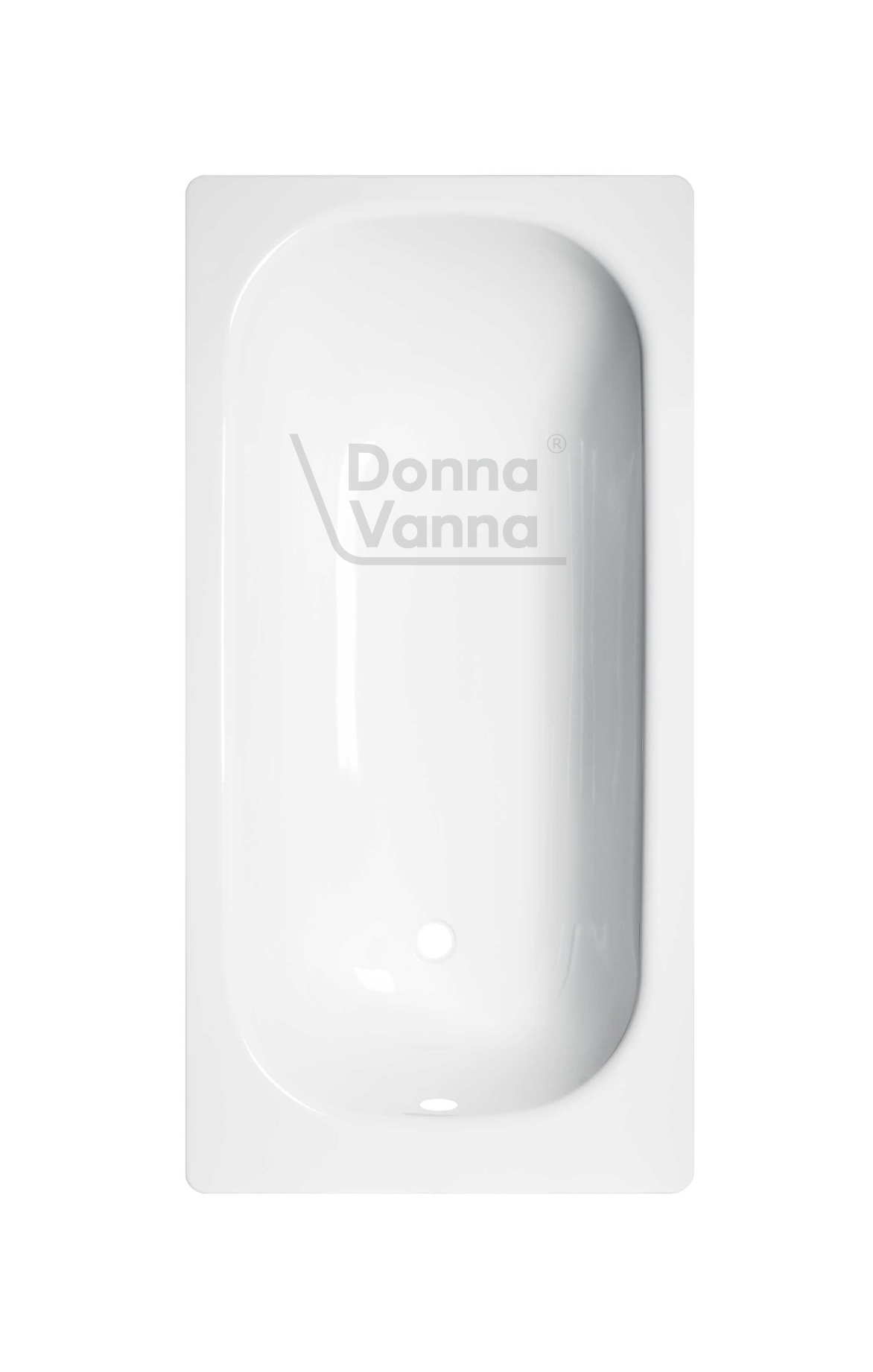 DONNA VANNA Ванна стальная 140x70x40 cм. с опорной подставкой, без ранта, белая орхидея, ВИЗ DONNA VANNA Ванна стальная 140x70x40 cм. с опорной подставкой, без ранта, белая орхидея, ВИЗ