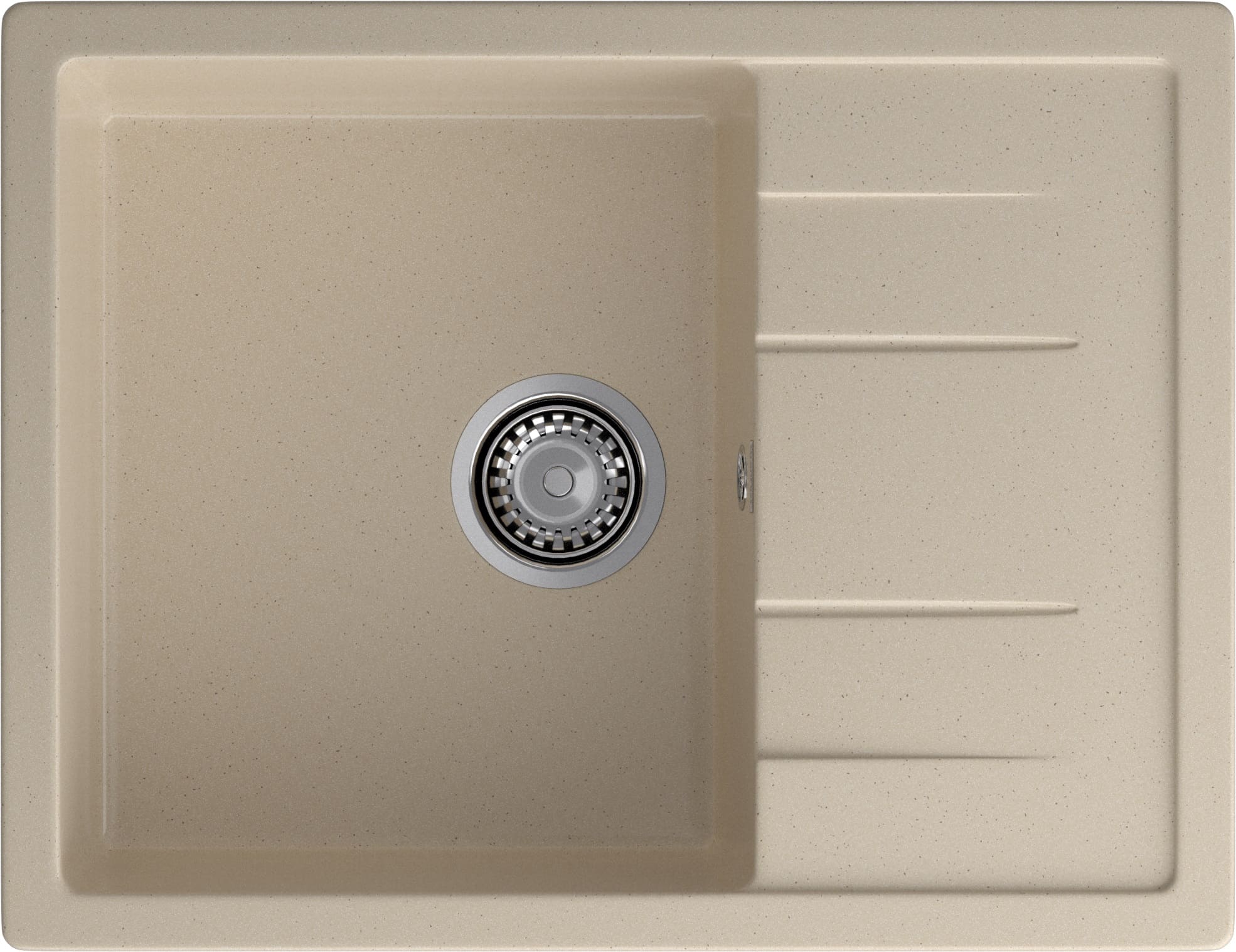 GRANFEST Мойка композит QUADRO GF-Q--650L чаша с крылом  650*500мм, кашемир GRANFEST Мойка композит QUADRO GF-Q--650L чаша с крылом  650*500мм, кашемир