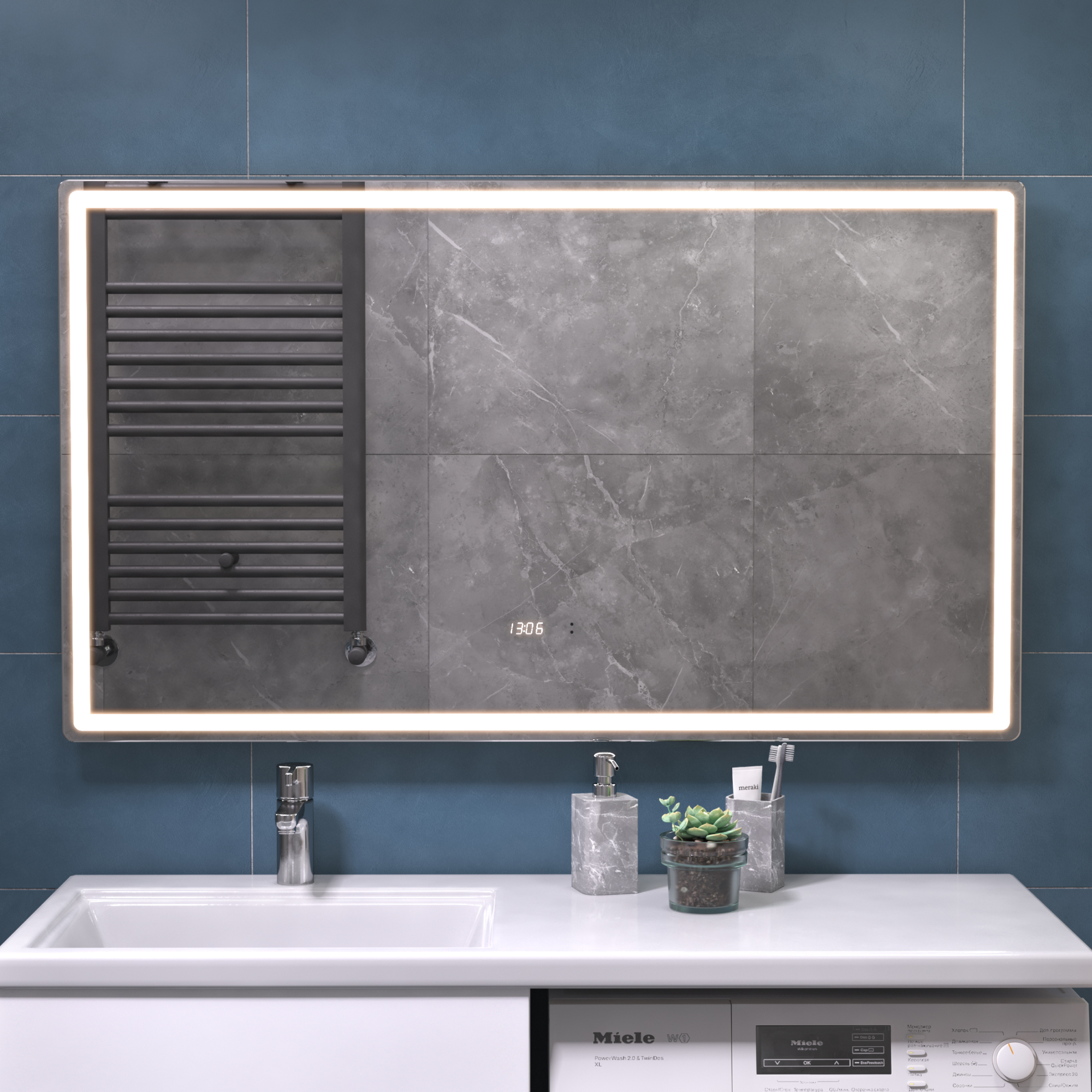 Зеркало с подсветкой VIGO Geometry Luxe 1200