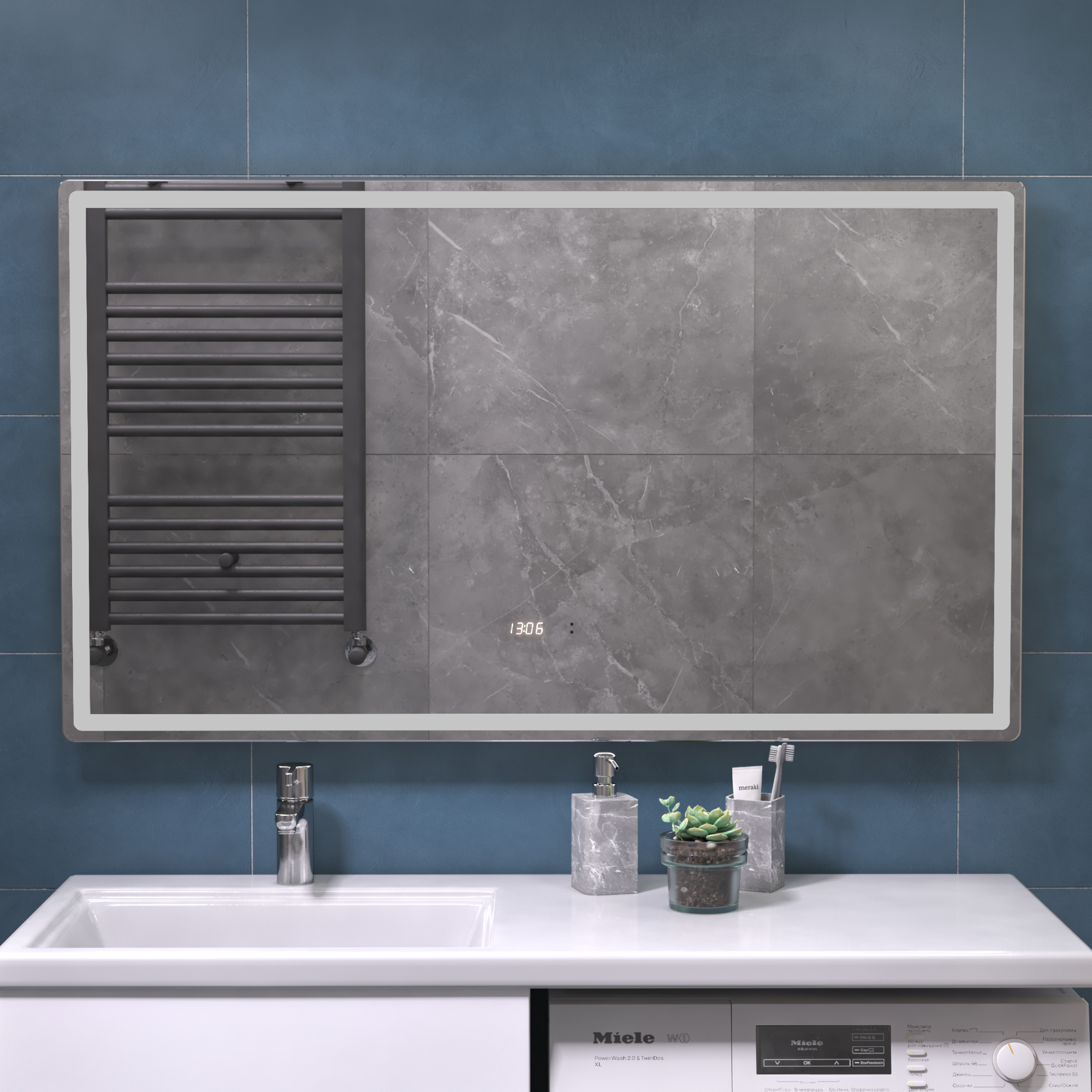Зеркало с подсветкой VIGO Geometry Luxe 1200