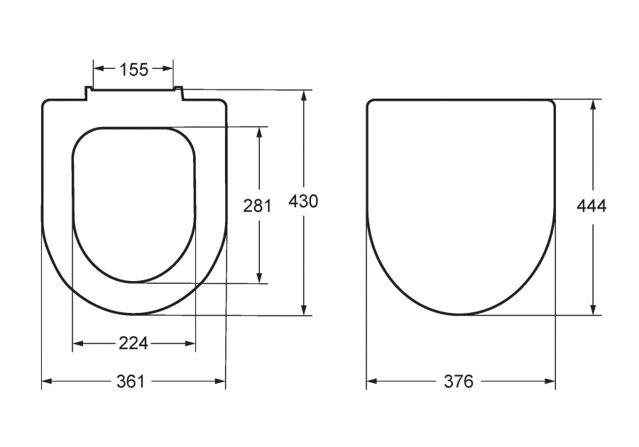 BALTIC  Сиденье дюропласт  антибактерицидное с металл. петлями. JIKA BALTIC  Сиденье дюропласт  антибактерицидное с металл. петлями. JIKA