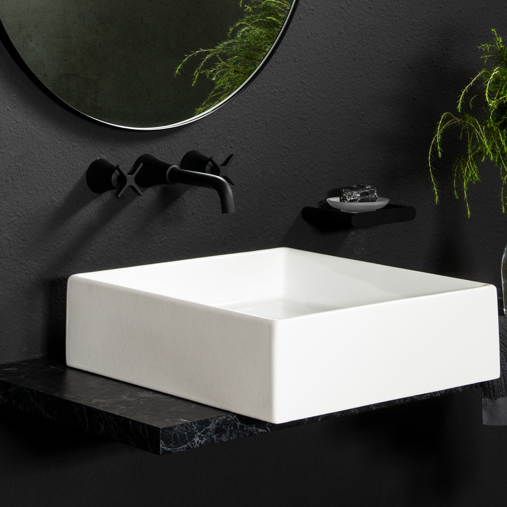 Встраиваемый смеситель для раковины ADAGIO 912001NM чёрный