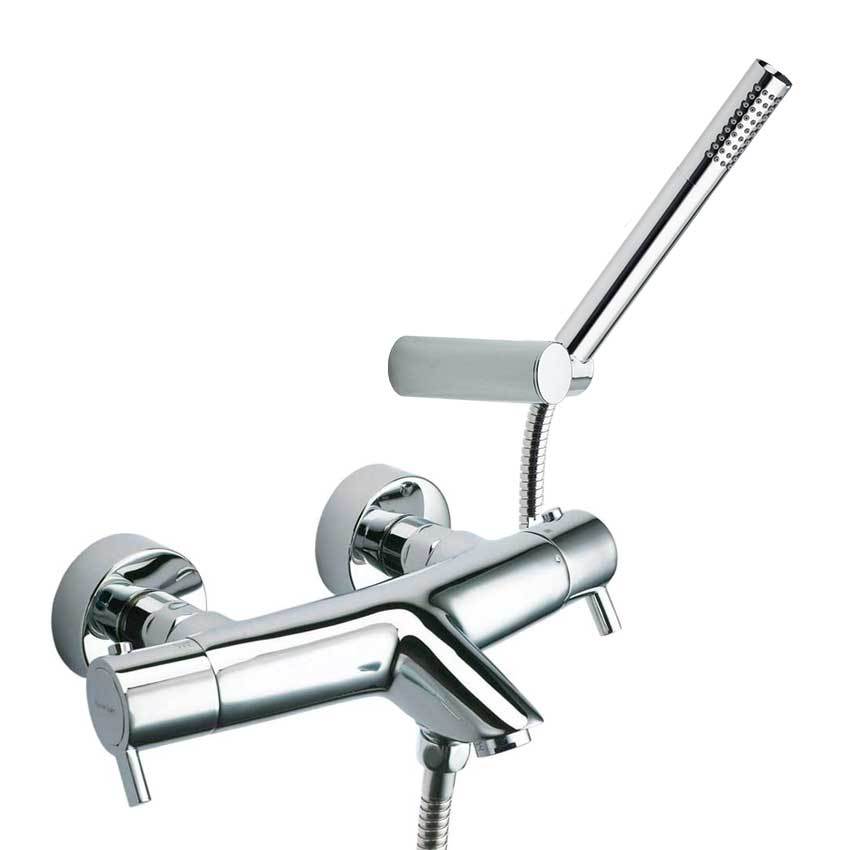 Термостатический смеситель для ванны наружнего монтажа с душевым комплектом  DRAKO 3339D