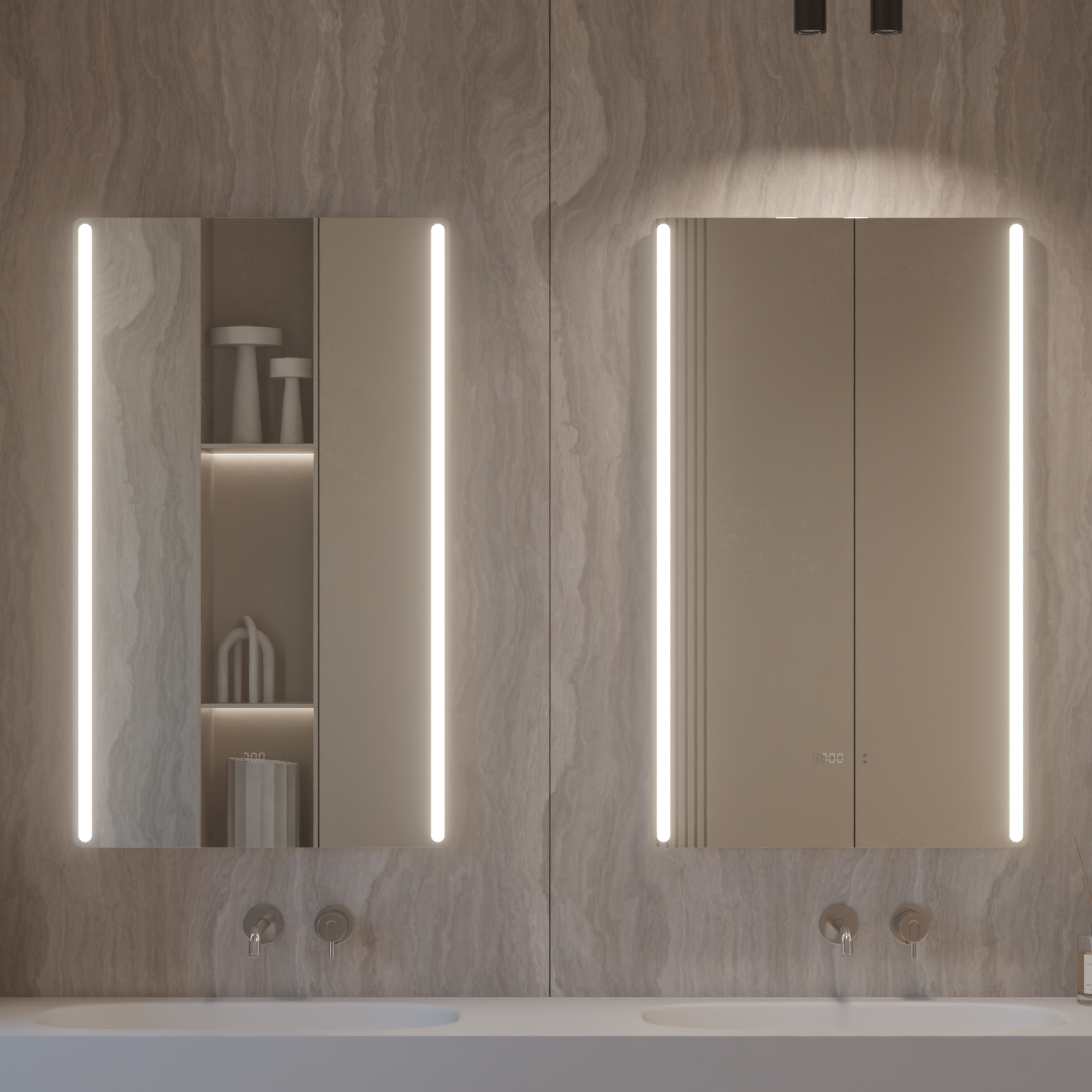 Зеркало Krona Luxe 60