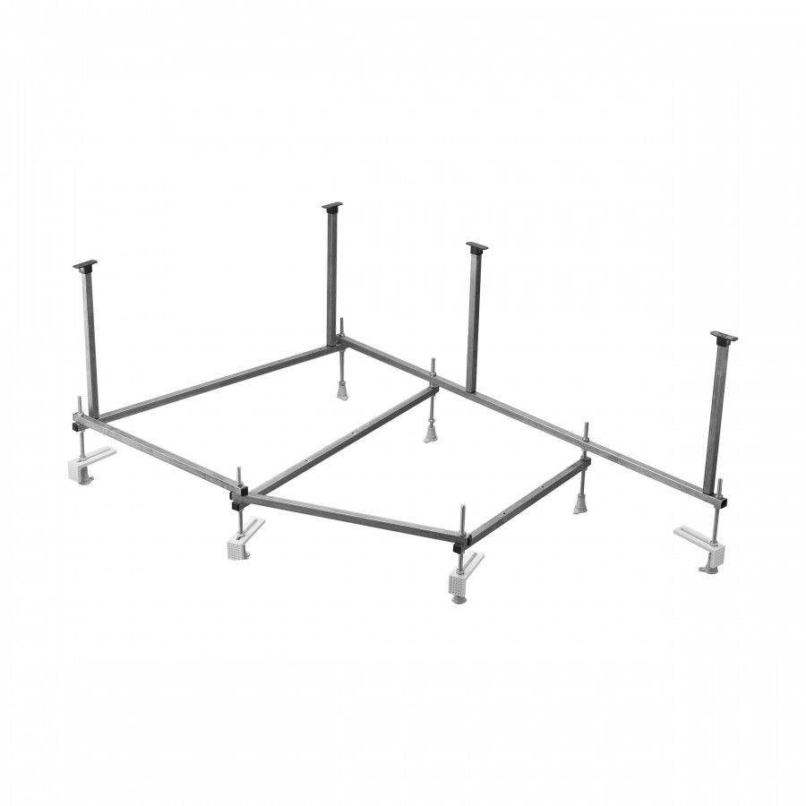 Монтажный комплект для ванны ИБИЦА 150х100 см. (рама, слив-перелив с сифоном, крепеж к стене, крепеж Монтажный комплект для ванны ИБИЦА 150х100 см. (рама, слив-перелив с сифоном, крепеж к стене, крепеж