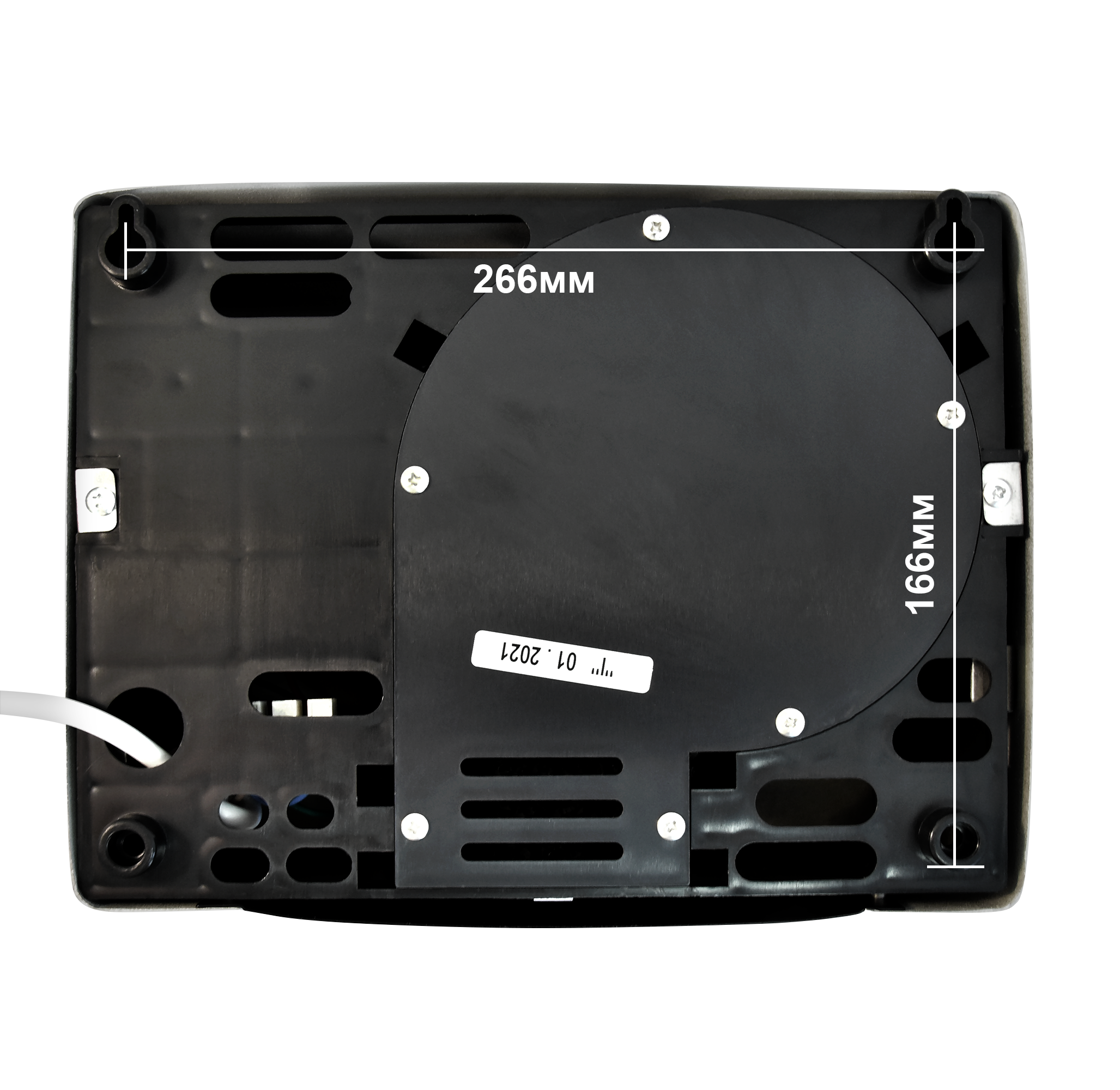 Электросушитель для рук PUFF-8828W малошумный, антивандальный, белый 1,5 кВт (1401.333)