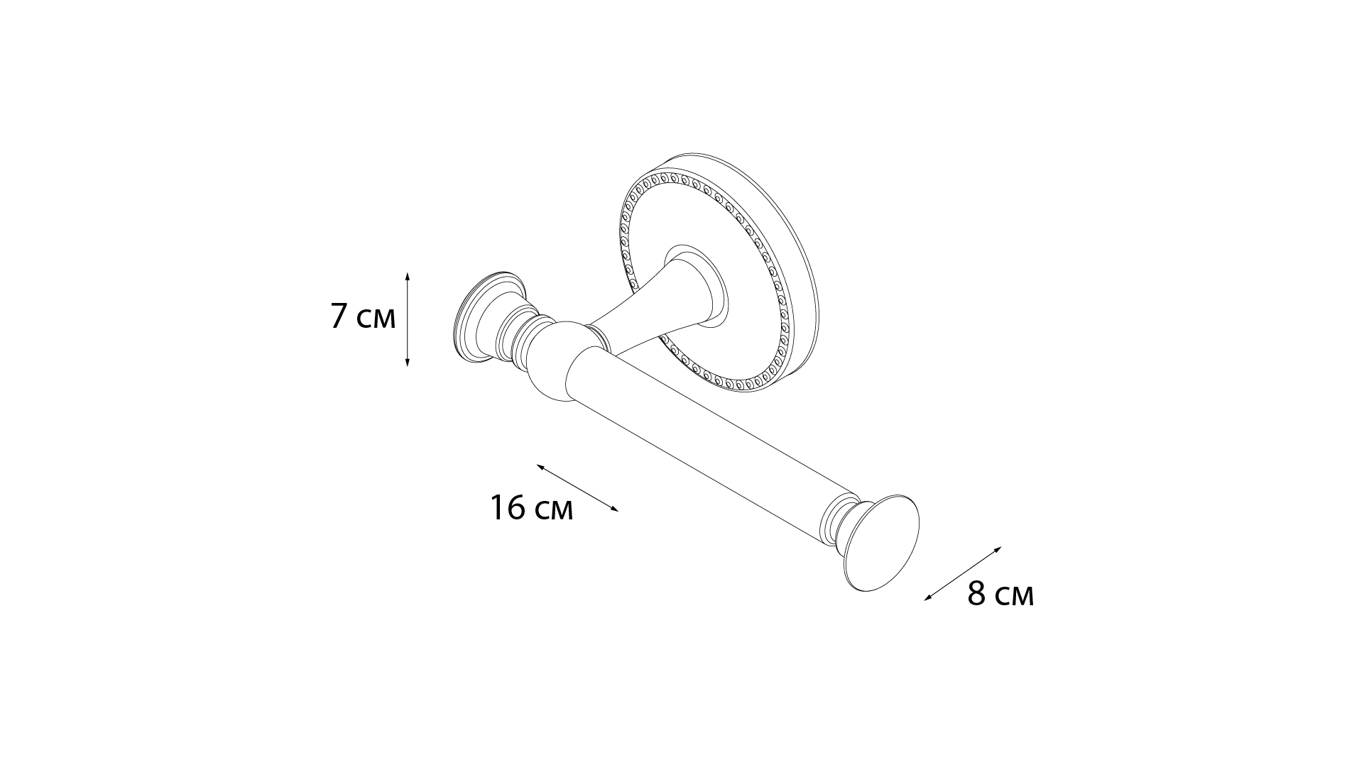 Держатель для запасного рулона FIXSEN Adele (FX-55010A)