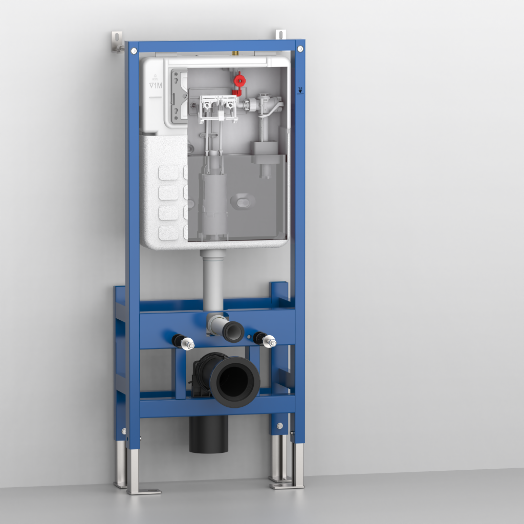 Инсталляция для подвесного унитаза IBERICA BLANCA SILENCIO LIBERO свободностоящая  (IB.002Lib)