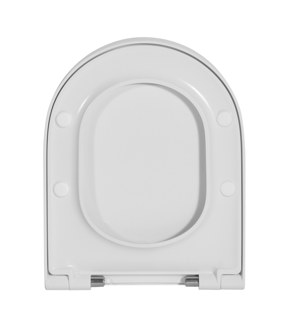 Сиденье для унитаза IBERICA BLANCA BILBAO ALTO, MAXI тонкое с магнитным держателем дюропласт soft close белое (IB.ЗИП.0024)