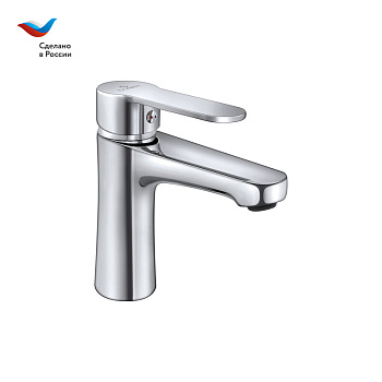 КОТТЕДЖ Смеситель для умывальника с литым изливом, одноручный, СЛАВЕН, Ф10