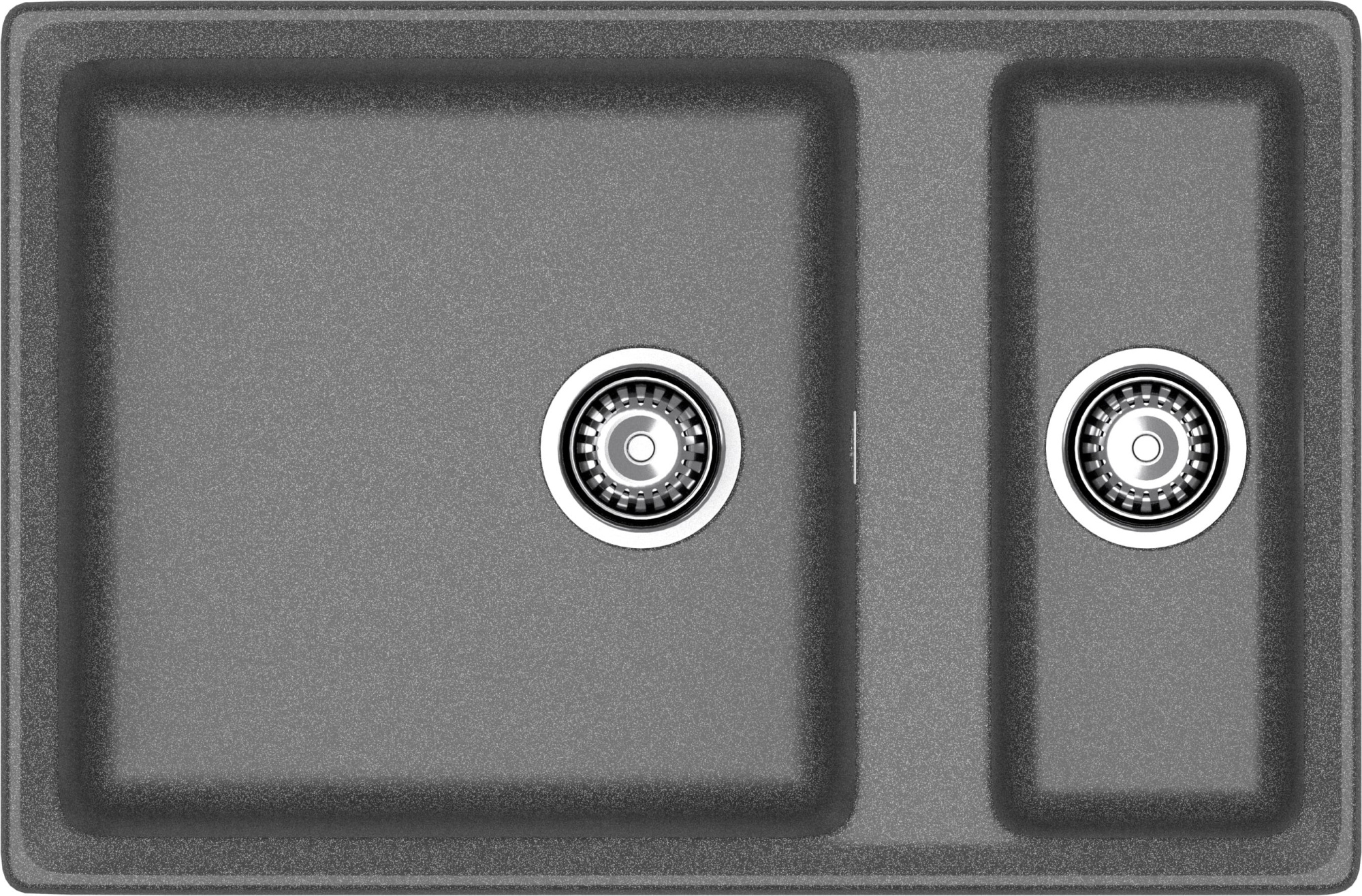 GRANFEST Мойка композит LEVEL, GF-LV-760K, 1.5-чаши 760*500, графит GRANFEST Мойка композит LEVEL, GF-LV-760K, 1.5-чаши 760*500, графит