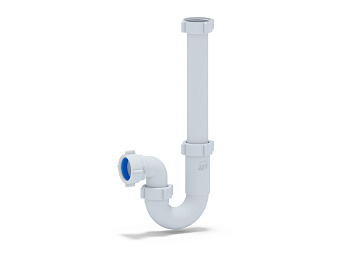Сифон для раковины АНИ Пласт DB1020 1 1/4 дюйма 32 прямоточный без выпуска