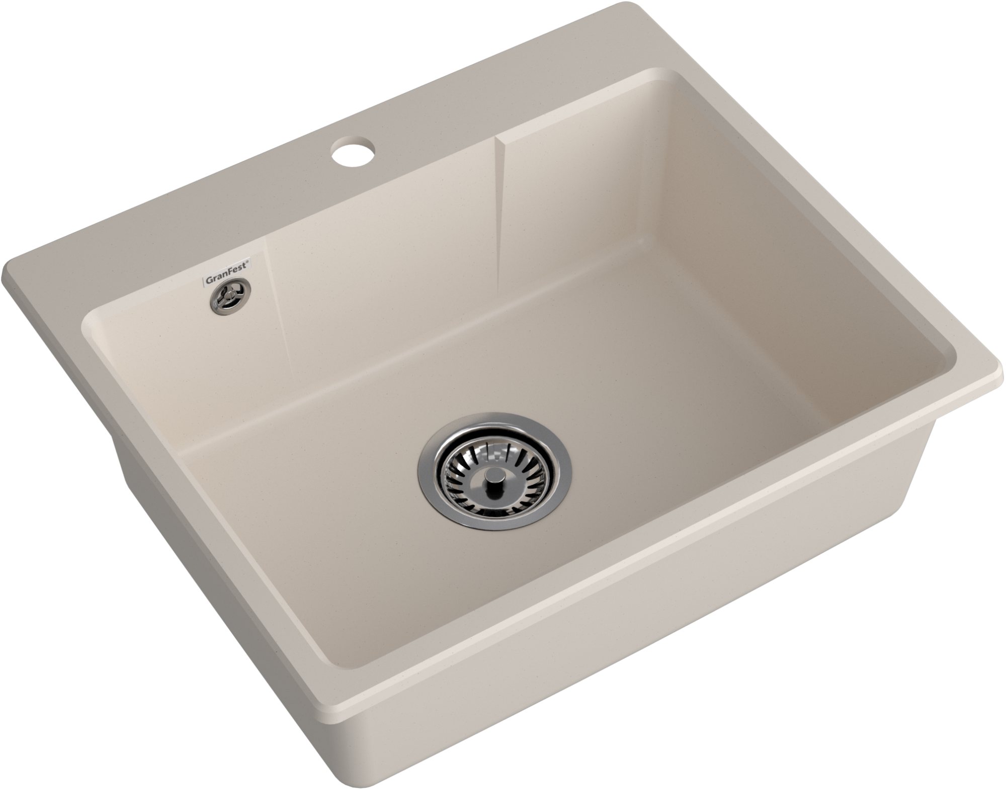 GRANFEST Мойка URBAN 658  1-чаша 580*490мм белый арт.GF-UR- GRANFEST Мойка URBAN 658  1-чаша 580*490мм белый арт.GF-UR-