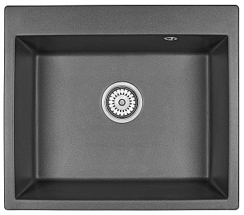 Кухонная мойка GRANULA (6001, ЧЕРНЫЙ)