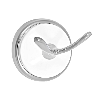 Крючок двойной "Solinne", B-51101-2, хром-белый, Коллекция Blanco