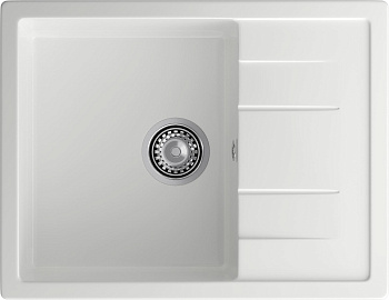 GRANFEST Мойка композит QUADRO GF-Q--650L чаша с крылом  650*500мм  иней  арт.GF- GRANFEST Мойка композит QUADRO GF-Q--650L чаша с крылом  650*500мм  иней  арт.GF-