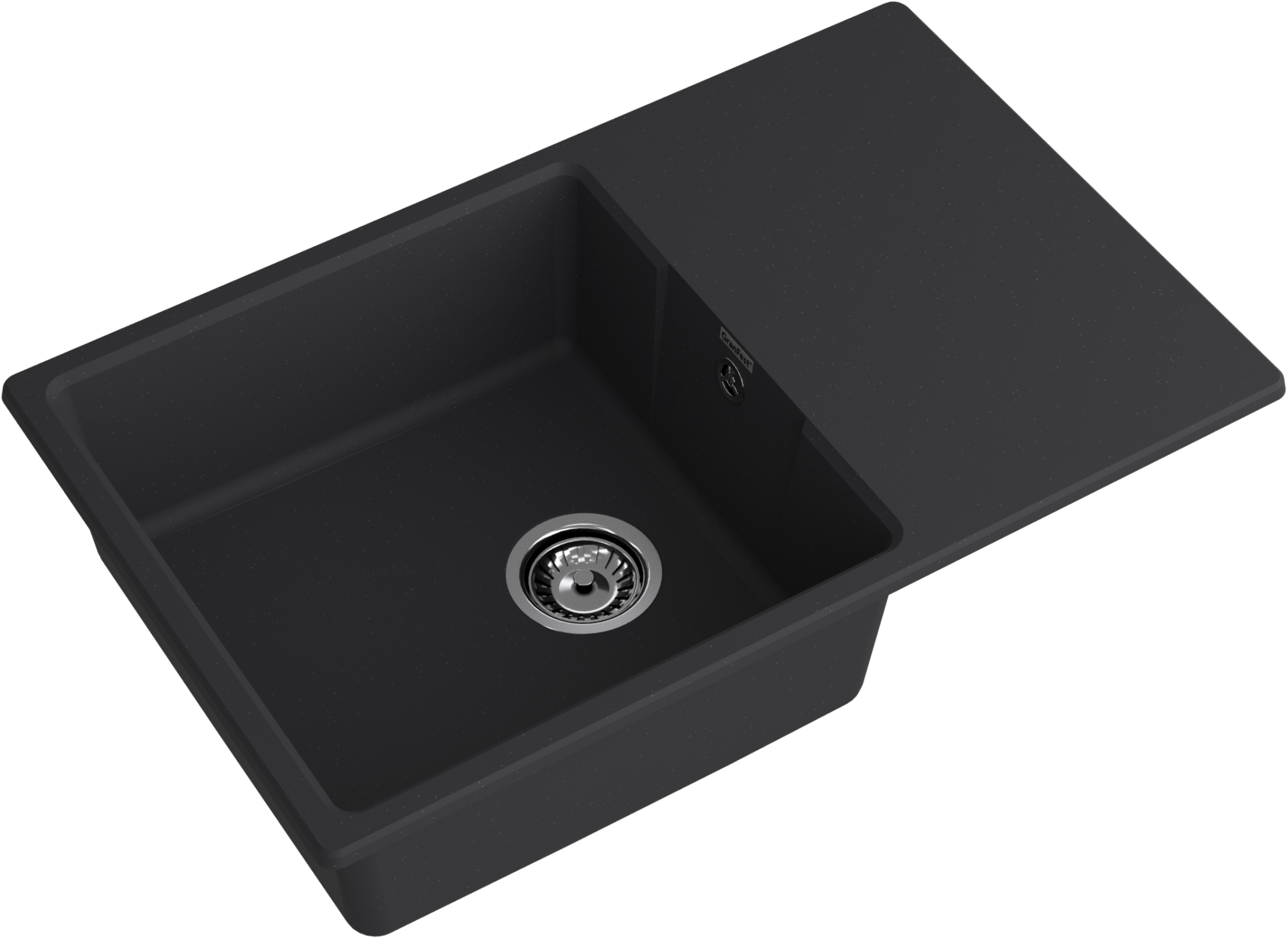 GRANFEST Мойка URBAN 678L  1-чаша+крыло 780*490мм черный арт.GF-UR- GRANFEST Мойка URBAN 678L  1-чаша+крыло 780*490мм черный арт.GF-UR-
