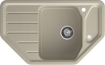 GRANFEST Мойка композит CORNER  GF-C--800E угловая 800*500мм  топаз  арт.F- GRANFEST Мойка композит CORNER  GF-C--800E угловая 800*500мм  топаз  арт.F-