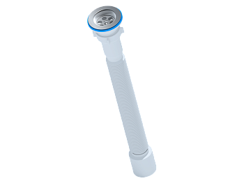 Сифон гофрированный удлинённый1 1/2"*50, ANI PLAST Сифон гофрированный удлинённый1 1/2"*50, ANI PLAST