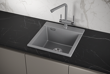 Кухонная мойка GRANULA (4701, АЛЮМИНИУМ) Кухонная мойка GRANULA (4701, АЛЮМИНИУМ)