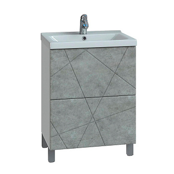 Тумба под раковину VIGO Geometry 60 напольная бетон (015 бетон) Тумба под раковину VIGO Geometry 60 напольная бетон (015 бетон)
