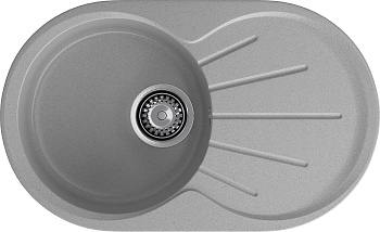 GRANFEST Мойка композит RONDO GF-R--750L  чаша с крылом 750*460мм   серый арт.GF- GRANFEST Мойка композит RONDO GF-R--750L  чаша с крылом 750*460мм   серый арт.GF-