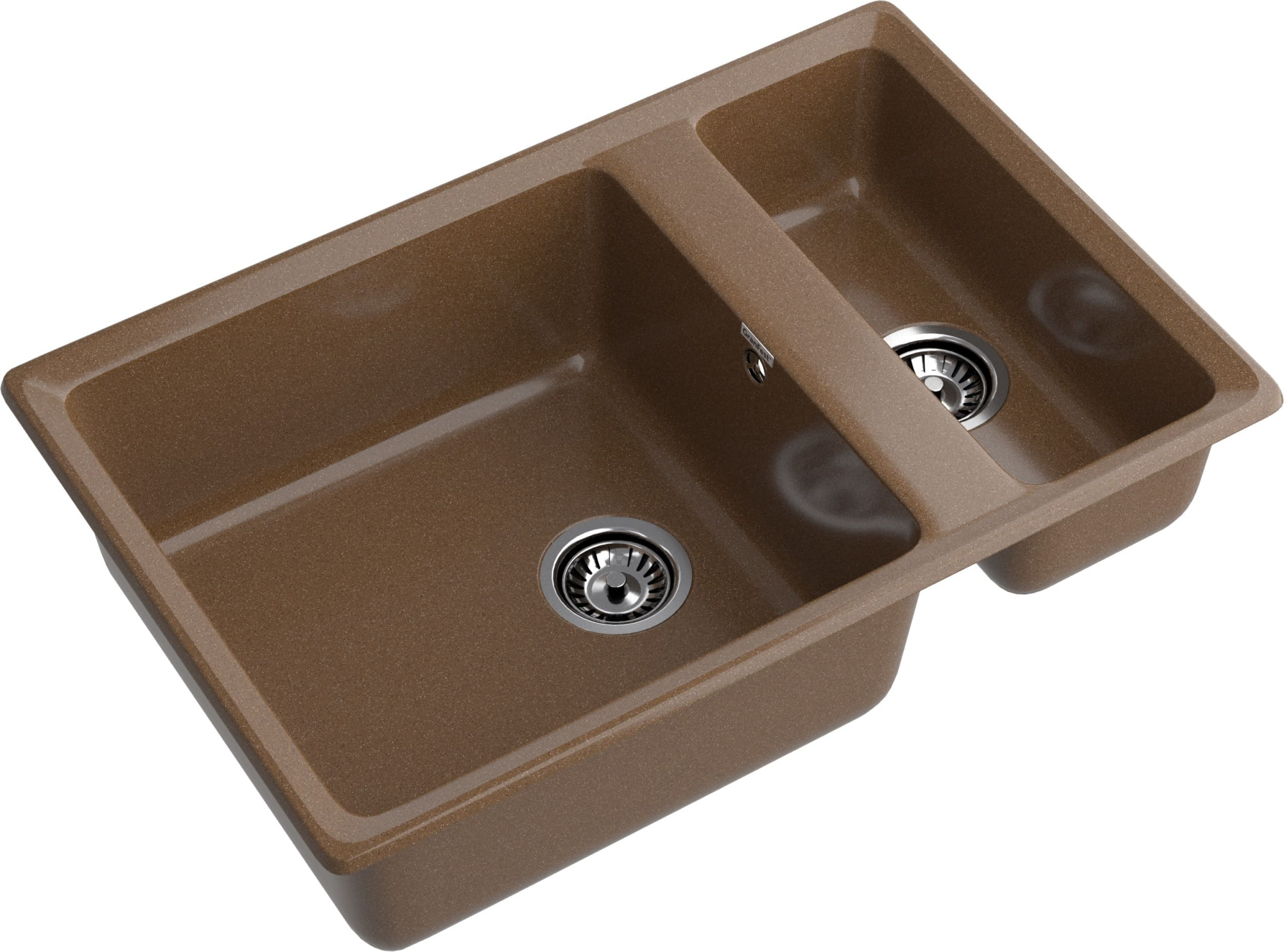 GRANFEST Мойка композит LEVEL , GF-LV-760K , 1,5-чаши 760*500, терракот  GRANFEST Мойка композит LEVEL , GF-LV-760K , 1,5-чаши 760*500, терракот