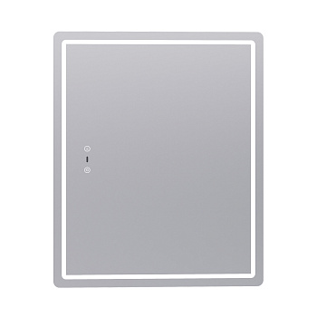 Зеркальный шкаф Geometry Step 50, в сборе, подвесной, белый