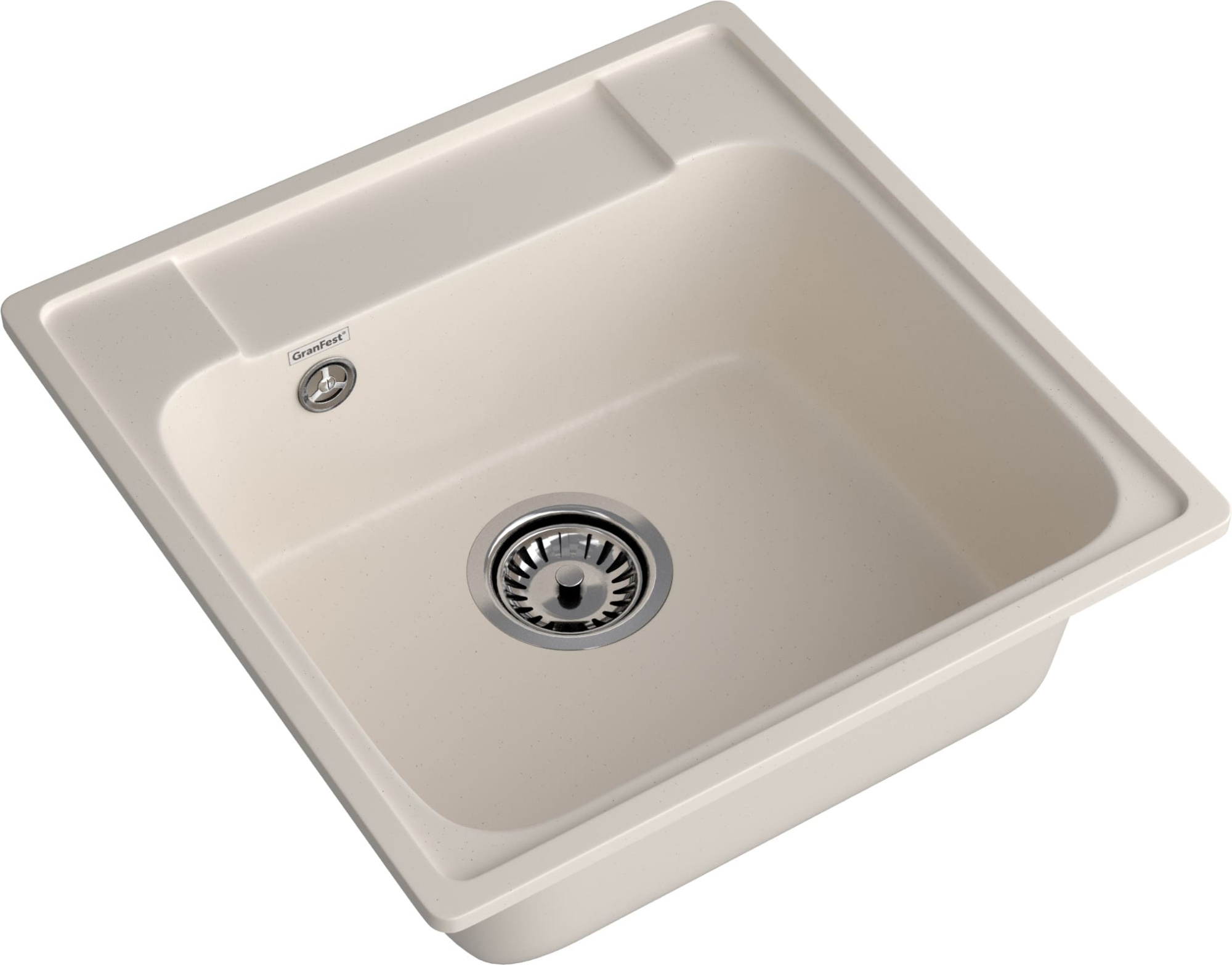 GranFest QUARZ (GF-Z48) Мойка для кухни 480*480мм (белый) GranFest QUARZ (GF-Z48) Мойка для кухни 480*480мм (белый)