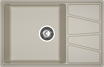 GRANFEST Мойка композит VERTEX, GF-V-780L, чаш+кр 780*500, топаз GRANFEST Мойка композит VERTEX, GF-V-780L, чаш+кр 780*500, топаз