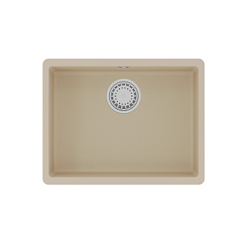 Кухонная мойка Lemark SINARA 540-U подстольного монтажа из кварцгранита, Бежевый Кухонная мойка Lemark SINARA 540-U подстольного монтажа из кварцгранита, Бежевый