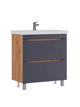 Тумба под раковину VIGO Wave 80 напольная 385 дуб золотой Тумба под раковину VIGO Wave 80 напольная 385 дуб золотой