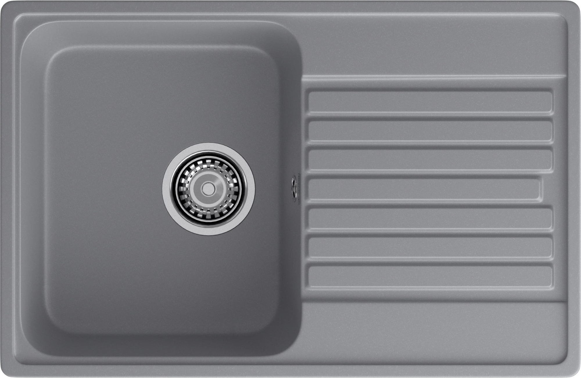 GranFest QUARZ (ECO-78) Мойка чаша+кр 740*480 (темно-серый) GranFest QUARZ (ECO-78) Мойка чаша+кр 740*480 (темно-серый)