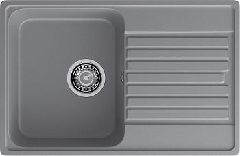 GranFest QUARZ (ECO-78) Мойка чаша+кр 740*480 (темно-серый) GranFest QUARZ (ECO-78) Мойка чаша+кр 740*480 (темно-серый)