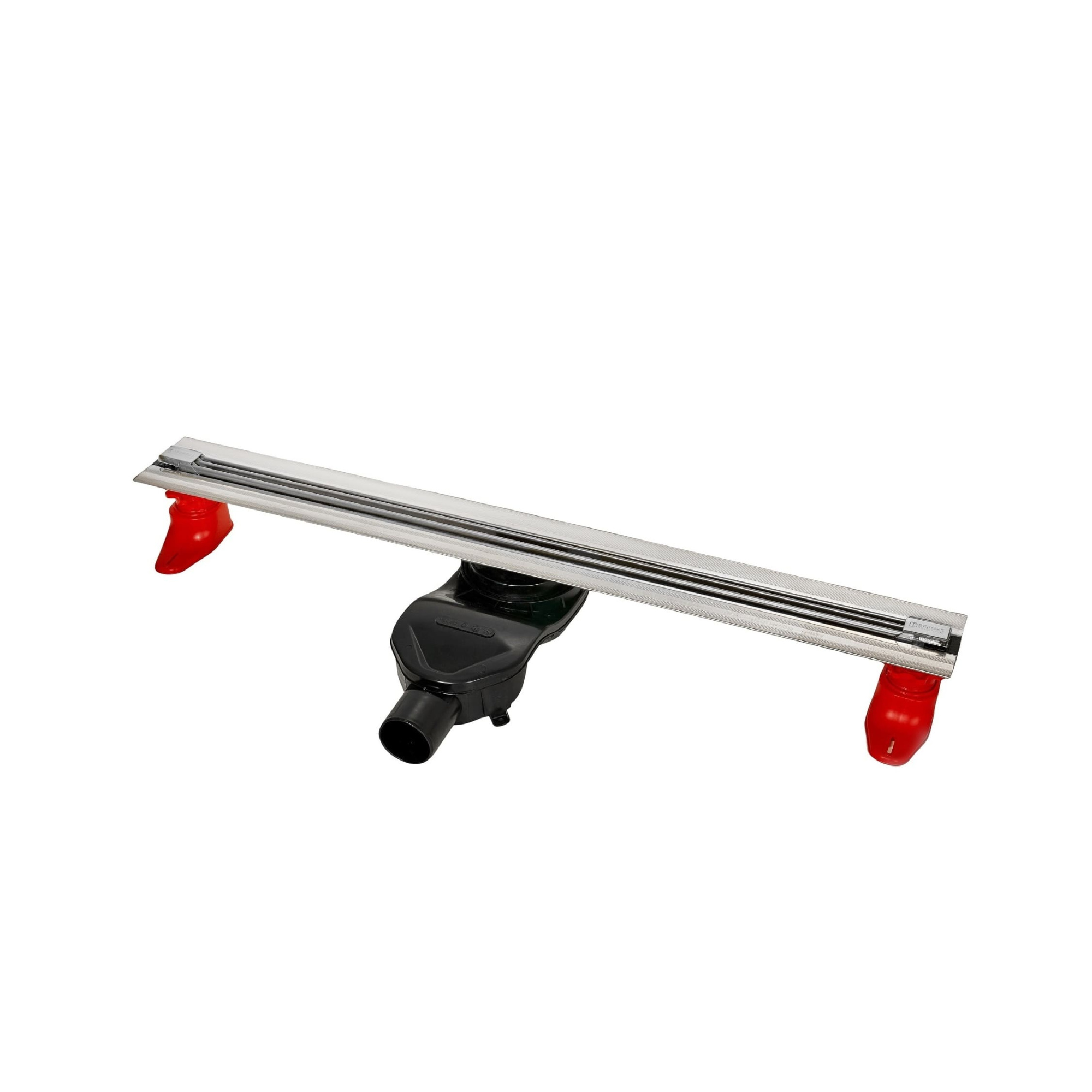 Желоб водосток SUPER Slim 700, матовый хром, S-сифон D50 H60 боковой, BERGES