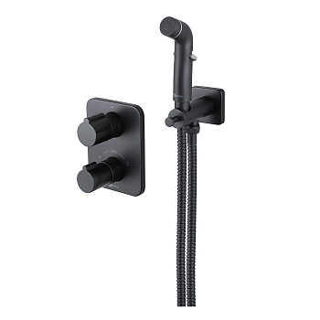 BRONX Смеситель LM3740BL с гигиеническим душем термостатический, встраиваемый, LM, LM3740BL