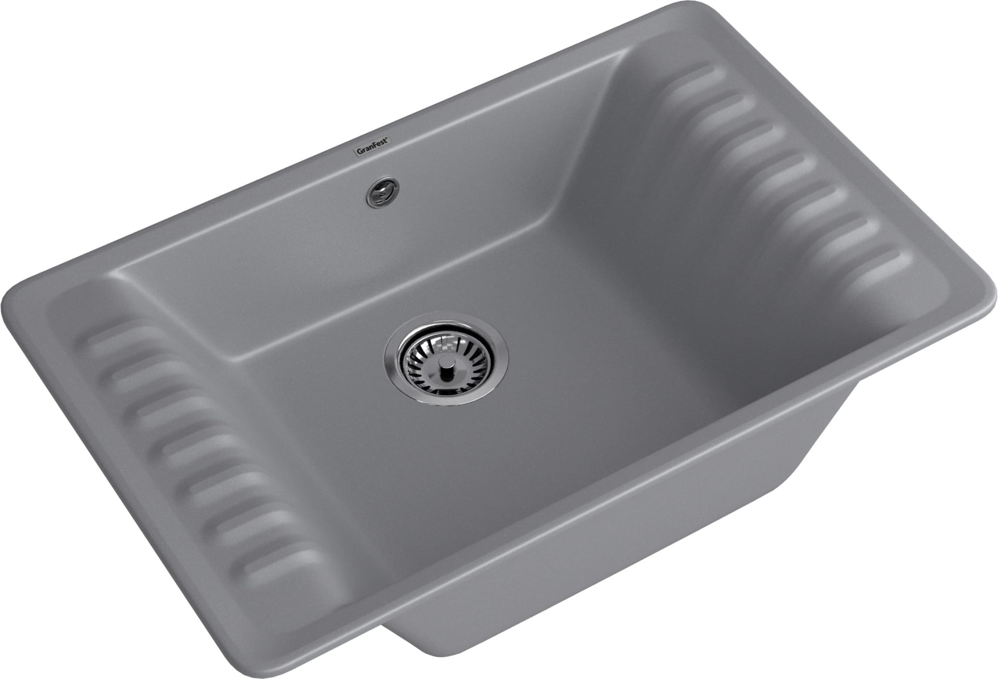 GranFest QUARZ (GF-ZW71) Мойка для кухни 760*480мм (темно-серый) GranFest QUARZ (GF-ZW71) Мойка для кухни 760*480мм (темно-серый)
