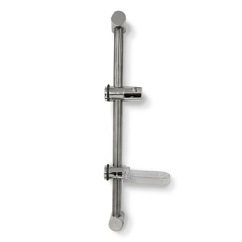 Штанга для душа в комплекте с мыльницей,  D25. h=60 см, СЛАВЕН