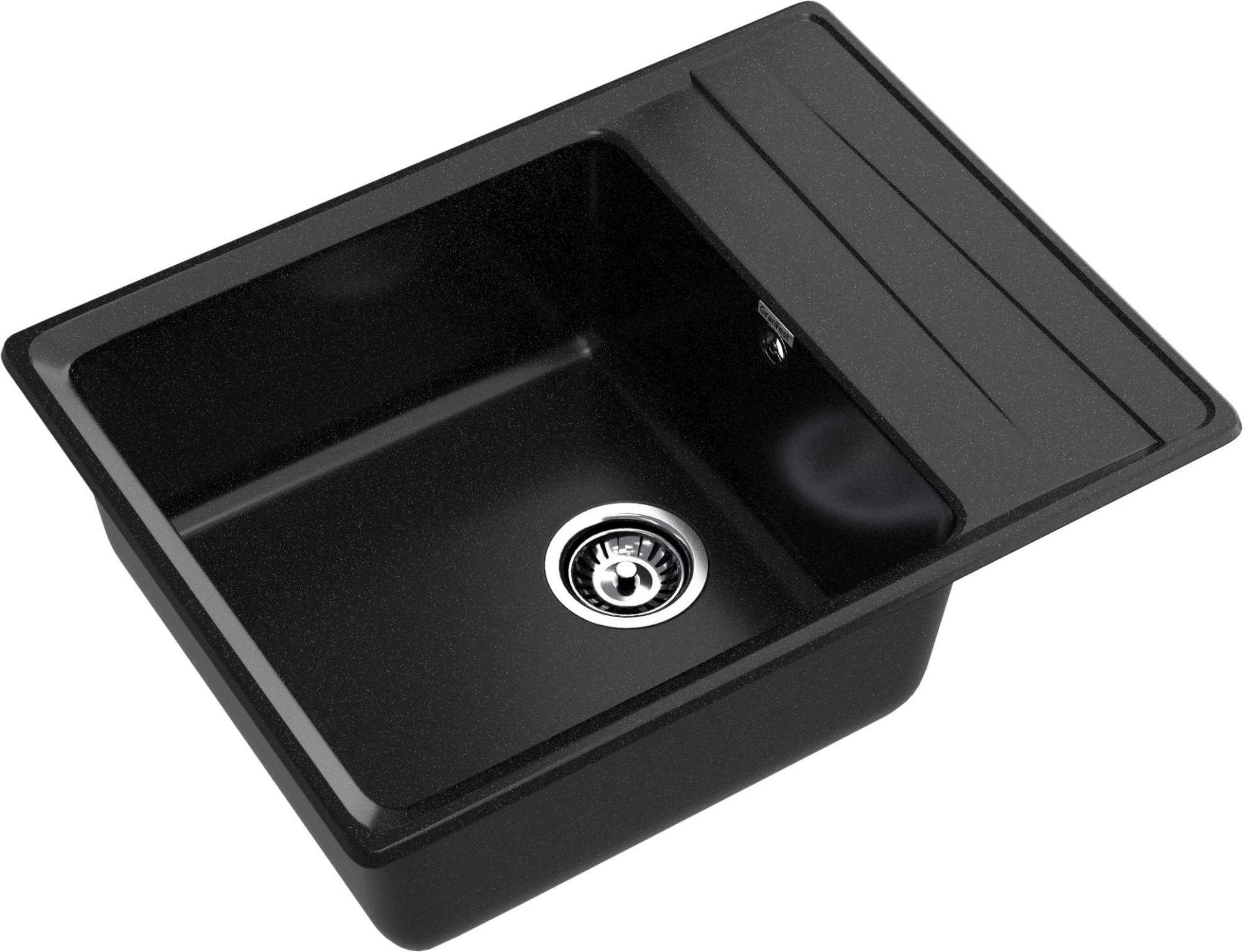 GRANFEST Мойка композит LEVEL, GF-LV-660L, чаш+кр 660*500, черный GRANFEST Мойка композит LEVEL, GF-LV-660L, чаш+кр 660*500, черный