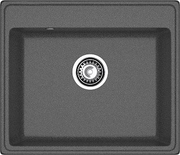 GRANFEST Мойка композит VERTEX, GF-V-580, чаша 580*500, графит GRANFEST Мойка композит VERTEX, GF-V-580, чаша 580*500, графит