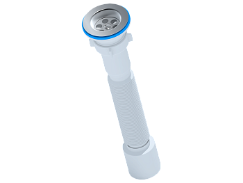 Сифон гофрированный 1 1/2"*50, ANI PLAST Сифон гофрированный 1 1/2"*50, ANI PLAST