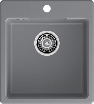 GRANFEST Мойка URBAN 644  1-чаша 440*490мм темно-серый арт.GF-UR- GRANFEST Мойка URBAN 644  1-чаша 440*490мм темно-серый арт.GF-UR-