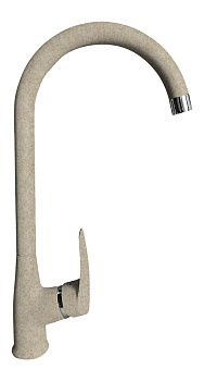 GranFest QUARZ Смеситель для кухни боковой U-образ. D-35mm (песочный)