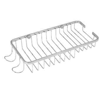 Полка решетчатая «Solinne», 11082, хром, Коллекция Base