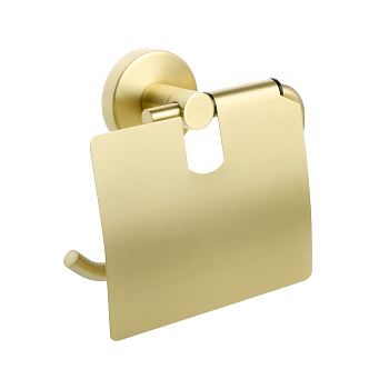Бумагодержатель с крышкой золото-сатин FIXSEN Comfort Gold FX-87010) Бумагодержатель с крышкой золото-сатин FIXSEN Comfort Gold FX-87010)