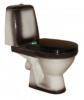 ПРЕМЬЕР Унитаз-компакт с арматурой, сиденьем, креплением, черный ROSA ПРЕМЬЕР Унитаз-компакт с арматурой, сиденьем, креплением, черный ROSA