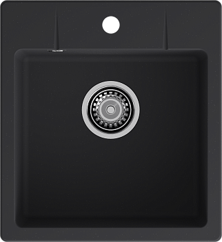 GRANFEST Мойка URBAN 245  1-чаша 450*490мм черный арт.GF-UR- GRANFEST Мойка URBAN 245  1-чаша 450*490мм черный арт.GF-UR-