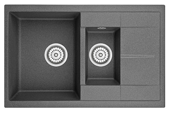 Кухонная мойка GRANULA (7802, ГРАФИТ) Кухонная мойка GRANULA (7802, ГРАФИТ)
